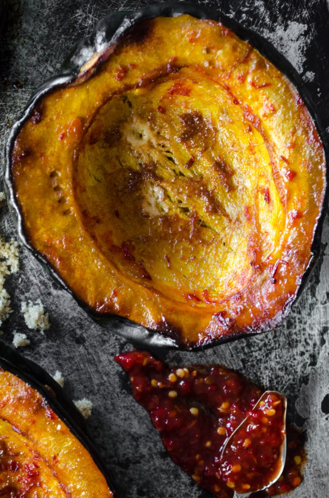 Baked Acorn Squash Recipes | @gogogogourmet