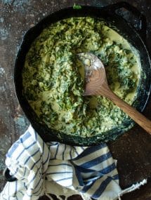 Creamed Spinach | @gogogogourmet