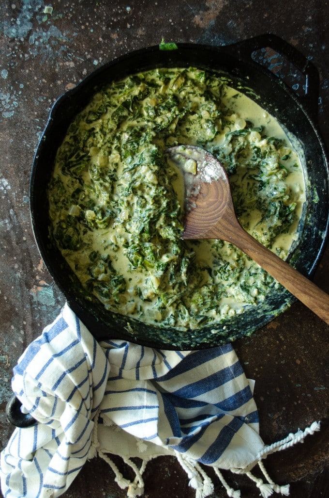 Creamed Spinach Go Go Go Gourmet
