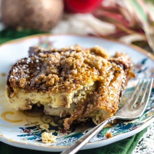 Eggnog French Toast Casserole Overnight Eggnog French Toast
