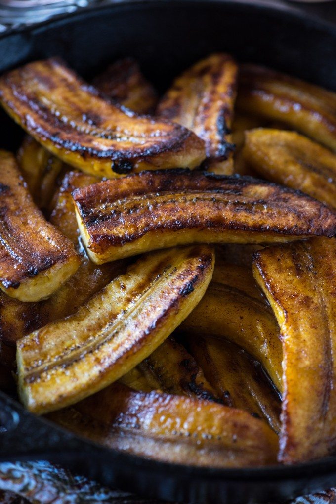 This Fried Plantains recipe is completely phenomenal- not to mention easy! Only three, maybe four, ingredients go into these melt-in-your-mouth sweet plantains! | @gogogogourmet