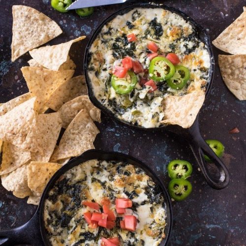EASY Spicy Jalepeno Spinach Cheese Dip Party Perfect Appetizer!