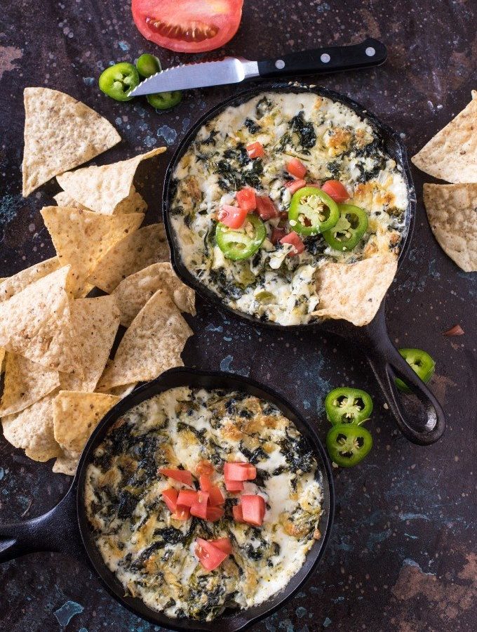 Spicy Jalepeño Spinach Cheese Dip is a quick and easy appetizer- you'll love this spicy twist on a cheesy classic! @gogogogourmet