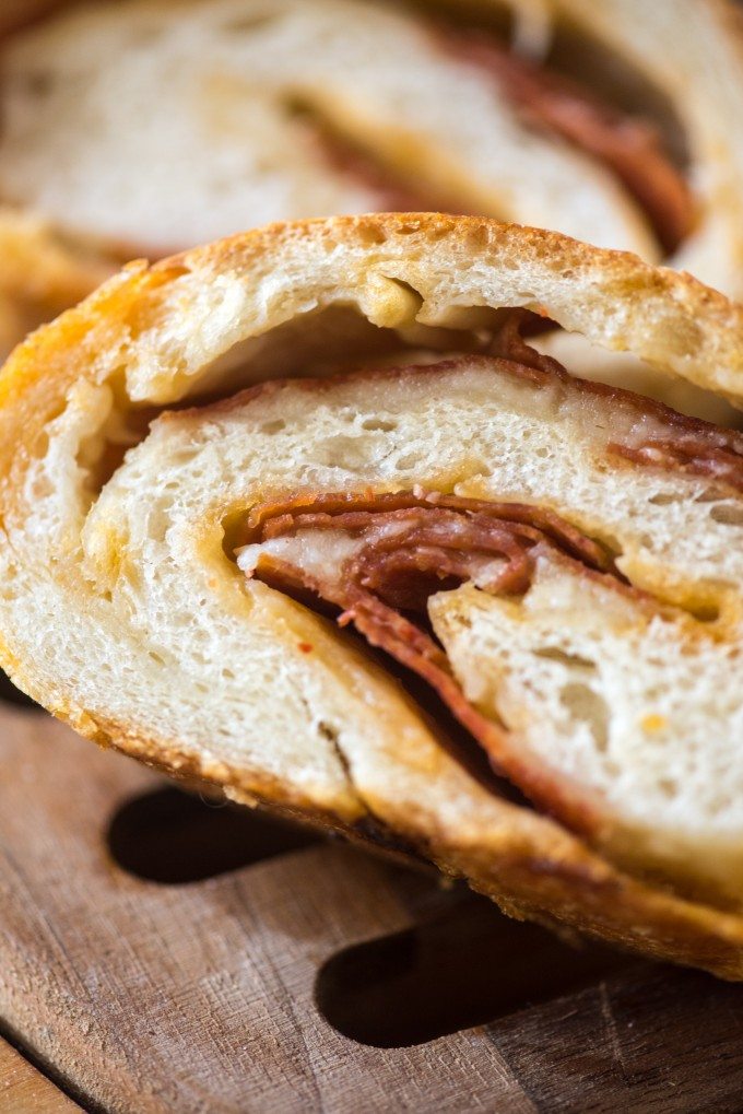 Pepperoni Bread | @gogogogourmet