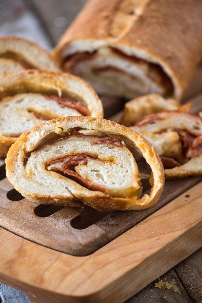 This delicious Pepperoni Bread Recipe | @gogogogourmet