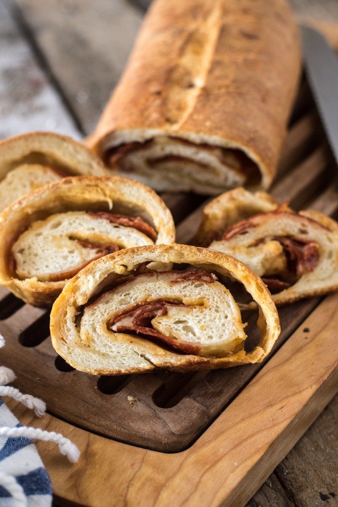 Pepperoni Bread Recipe | @gogogogourmet