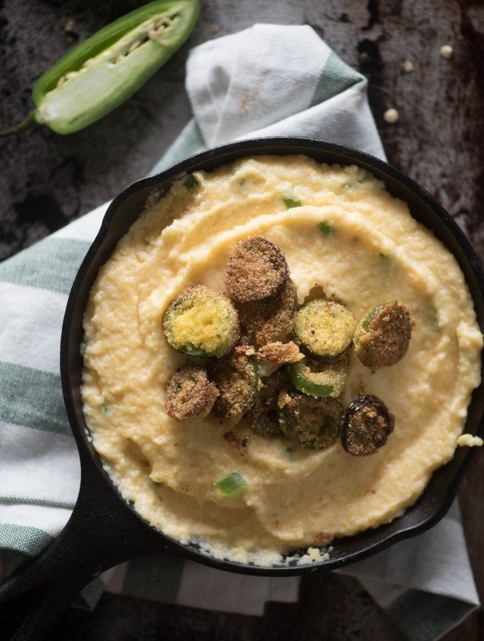 Jalepeno Popper Polenta| @gogogogourmet