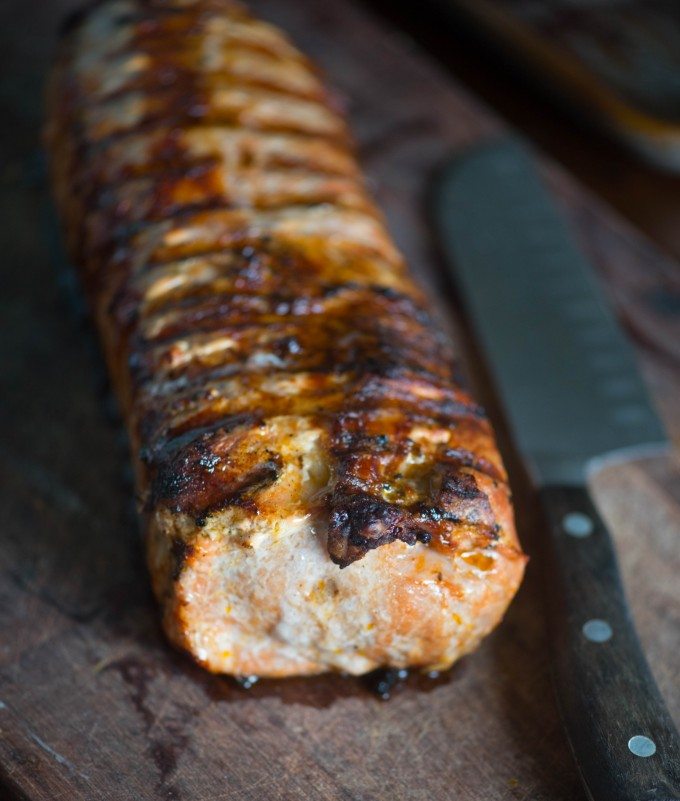 Grilled Pork Loin | @gogogogourmet