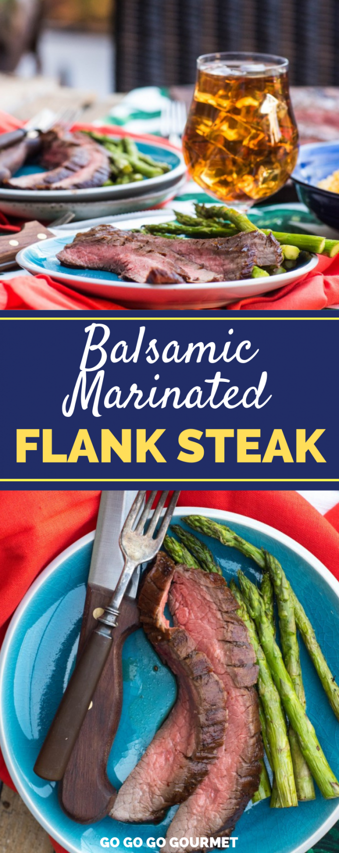 This Sweet Heat Grilled Balsamic Marinated Flank Steak recipe is easy to throw together, and yields the most tender, juicy flank steak you've ever had with a sweet heat that's to die for! #flanksteak #marinatedflanksteak #grilledsteak #flanksteakrecipes via @gogogogourmet