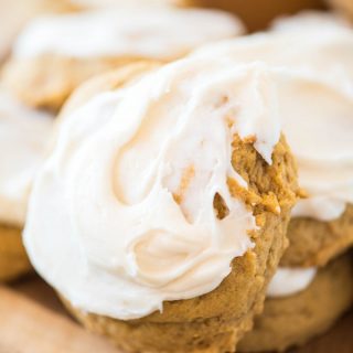 Iced Pumpkin Spice Cookies- perfect for fall! | @gogogogourmet