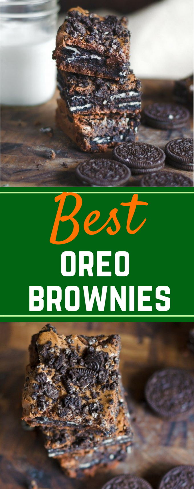 Say goodbye to cupcakes and hello to these Oreo Brownies! This from scratch, easy Oreo Brownies recipe takes your favorite cookie and turns it into a decadent dessert! You can even use a box mix to make it easier! #oreobrownies #fromscratchdesserts #easydessertrecipes #gogogogourmet via @gogogogourmet