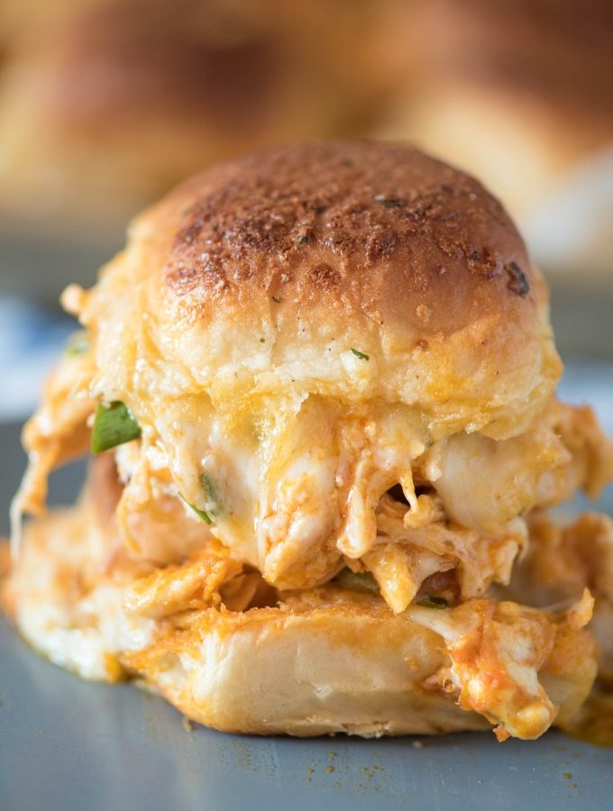 Cheesy Buffalo Chicken Sandwich Recipe | @gogogogourmet