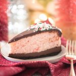 Chocolate Peppermint Ice Cream Cheesecake with Chocolate Ganache and Oreo Crust | @gogogogourmet