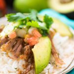 instant pot carnitas recipe in burrito