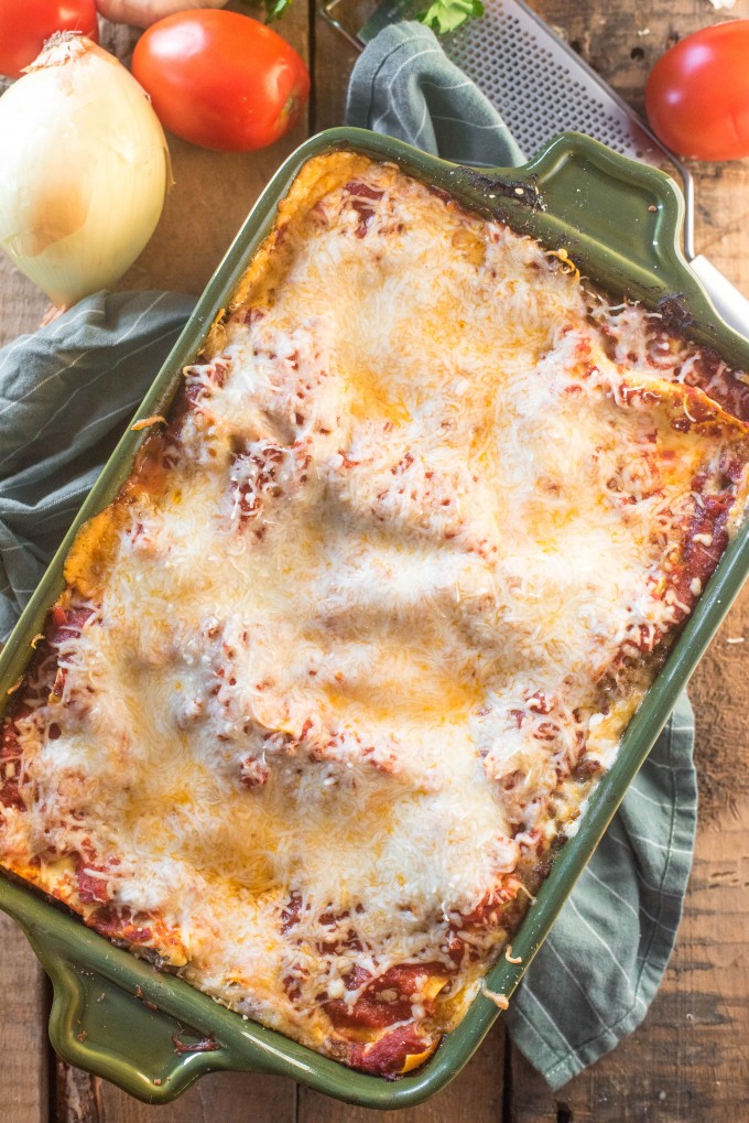 whole pan of lasagna 