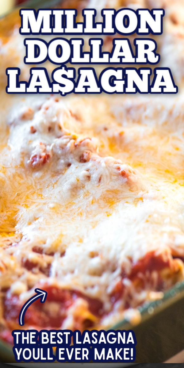 This easy classic lasagna recipe is million-dollar-good! Layers of marinara, Alfredo sauce, sausage, ricotta cheese, herbs and fresh mozzarella! No boil makes it great for busy nights. via @gogogogourmet