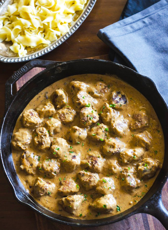 Easy Ikea Swedish Meatballs | @gogogogourmet