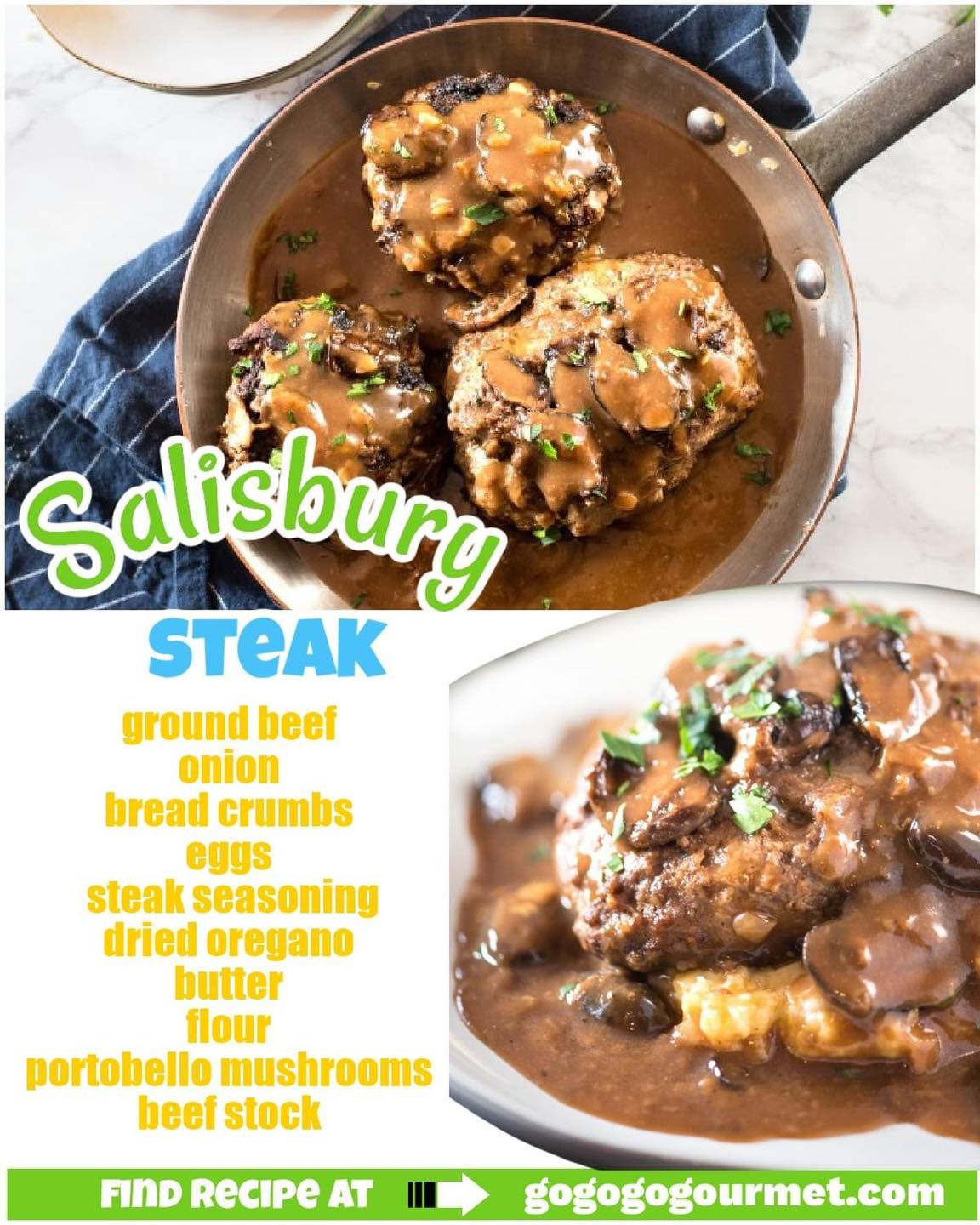 EASY Salisbury Steak with Gravy - Ready in Less Than 30 Minutes!