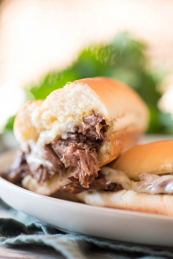 Instant Pot French Dip Sliders