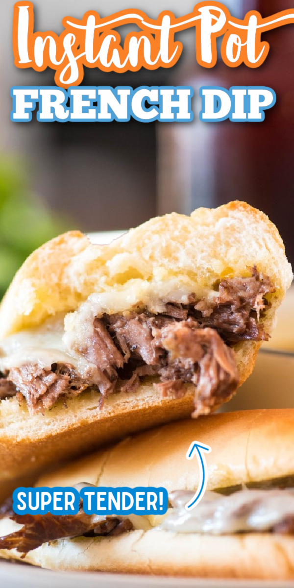 EASY Instant Pot French Dip Sandwiches - Ready in 1 Hour!