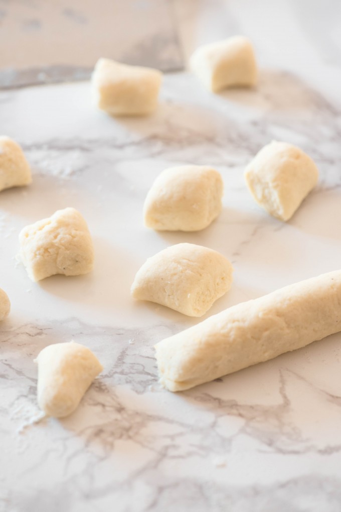 Homemade easy ricotta gnocchi