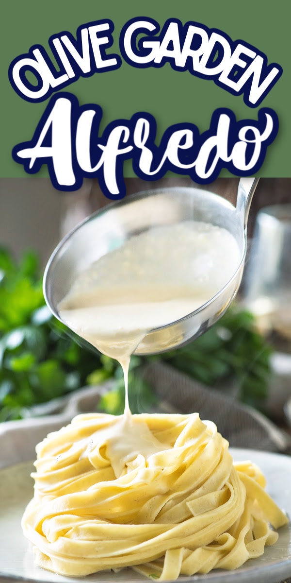 This Homemade Copycat Olive Garden Alfredo Sauce is a fast and easy dinner, and even better than the original! This alfredo sauce recipe is made with cream cheese for an extra creamy result. #gogogogourmet #alfredo #copycatolivegardenalfredo #alfredosauce #pasta #olivegarden #copycat #dinner #recipes via @gogogogourmet