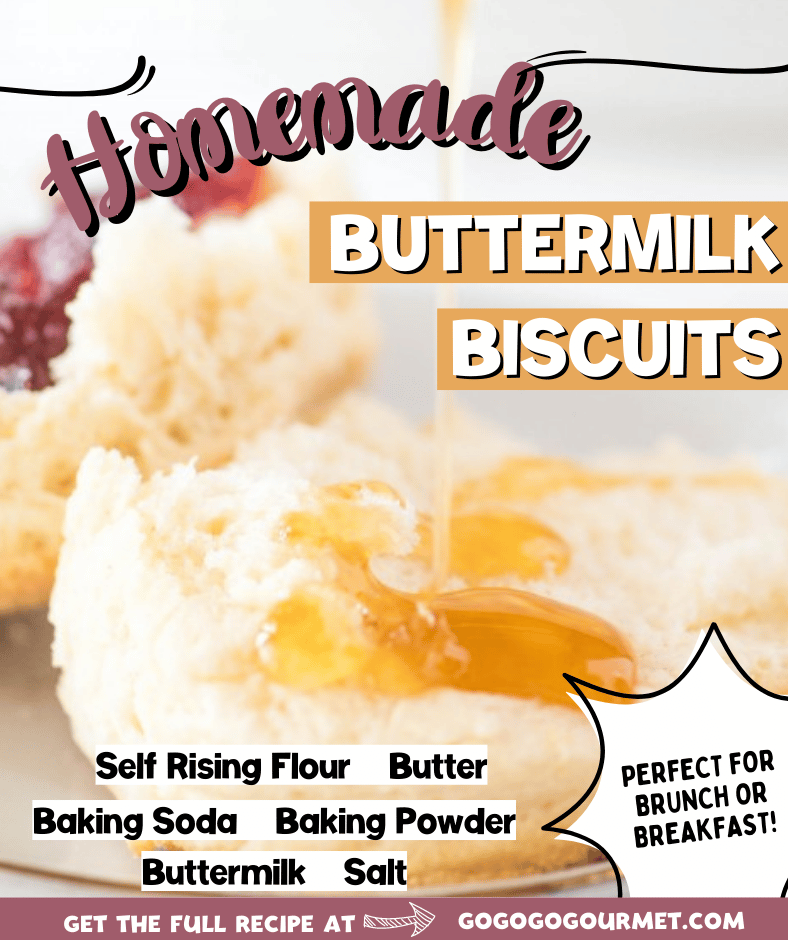 Move over Pioneer Woman, these are the best homemade buttermilk biscuits! Using self rising flour, buttermilk and butter, you will be amazed at how easy it is to make biscuits from scratch! #homemadebuttermilkbiscuits #easyhomemaderecipes #easybiscuitrecipe #gogogogourmet via @gogogogourmet