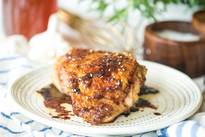 Easy Honey Garlic Chicken Thighs