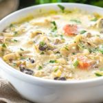 Panera Copycat Chicken and Wild Rice Soup made in an Instant Pot