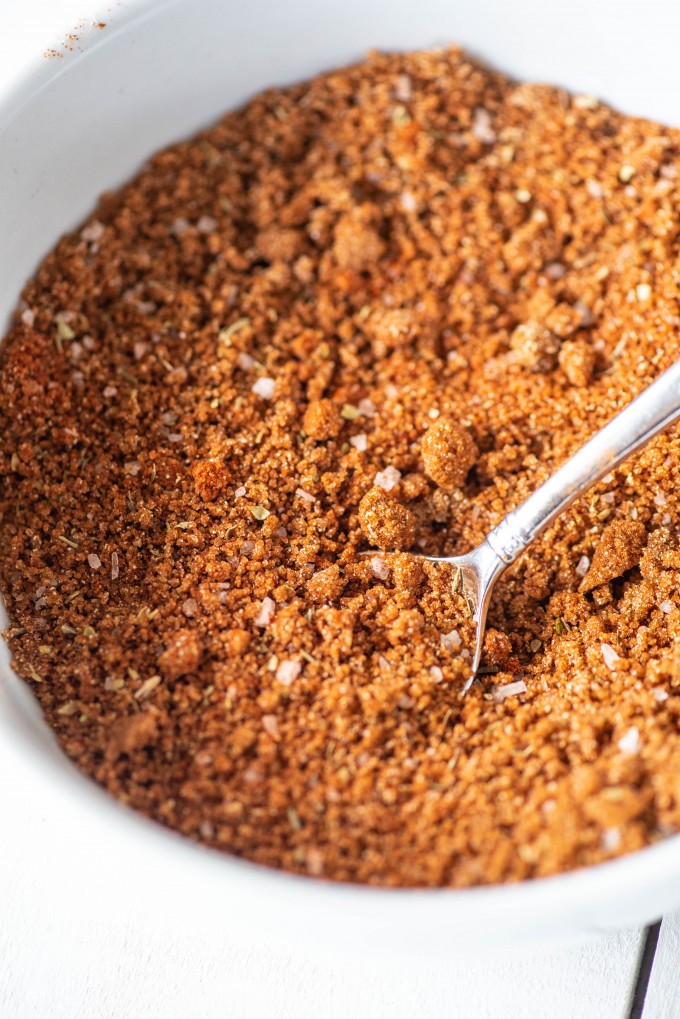 Dry rub BBQ seasoning for ribs