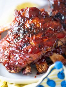 Instant Pot Pressure Cooker BBQ baby back ribs