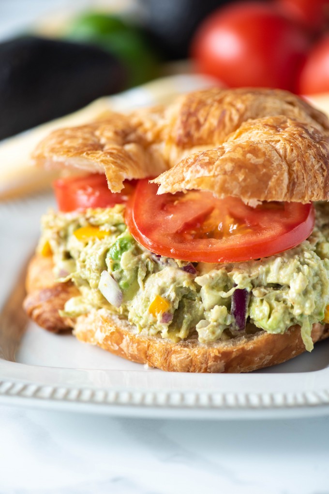 Avocado Chicken Salad Sandwich