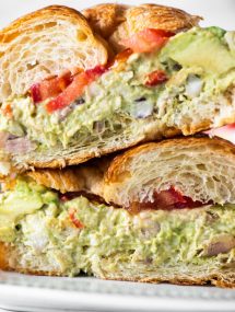 Avocado Chicken Salad on Croissant