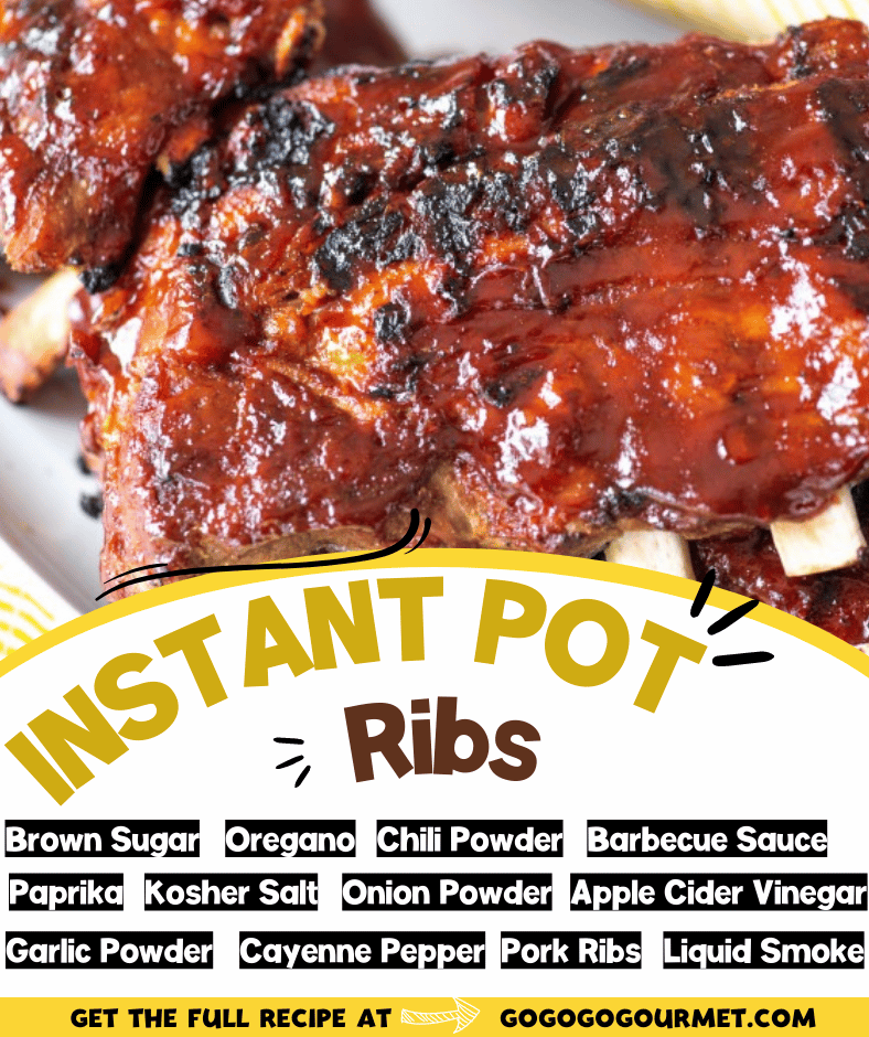 If you've never cooked meat in the Instant Pot, this is the best, easy Instant Pot Ribs recipe! Pork ribs are rubbed with a flavorful dry rub and then cooked to perfection. They are "fall off the bone" tender. #instantpotribs #easyinstantpotrecipes #easyribrecipes #gogogogourmet via @gogogogourmet