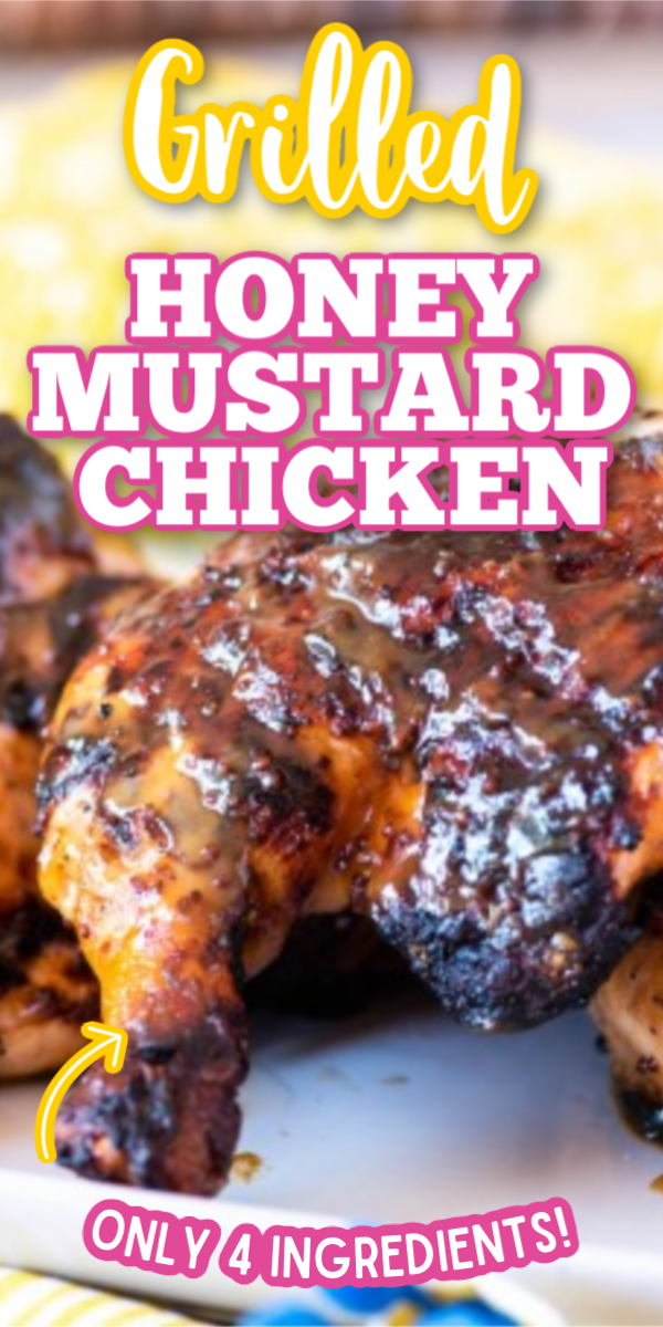 Grilling recipes don't get better than this Honey Mustard Grilled Chicken! Using thighs, breasts or wings in a delicious marinade, this will become one of your favorite healthy meals! #honeymustardchickendinner #honeymustardgrilledchicken #easygrillingrecipes #gogogogourmet via @gogogogourmet