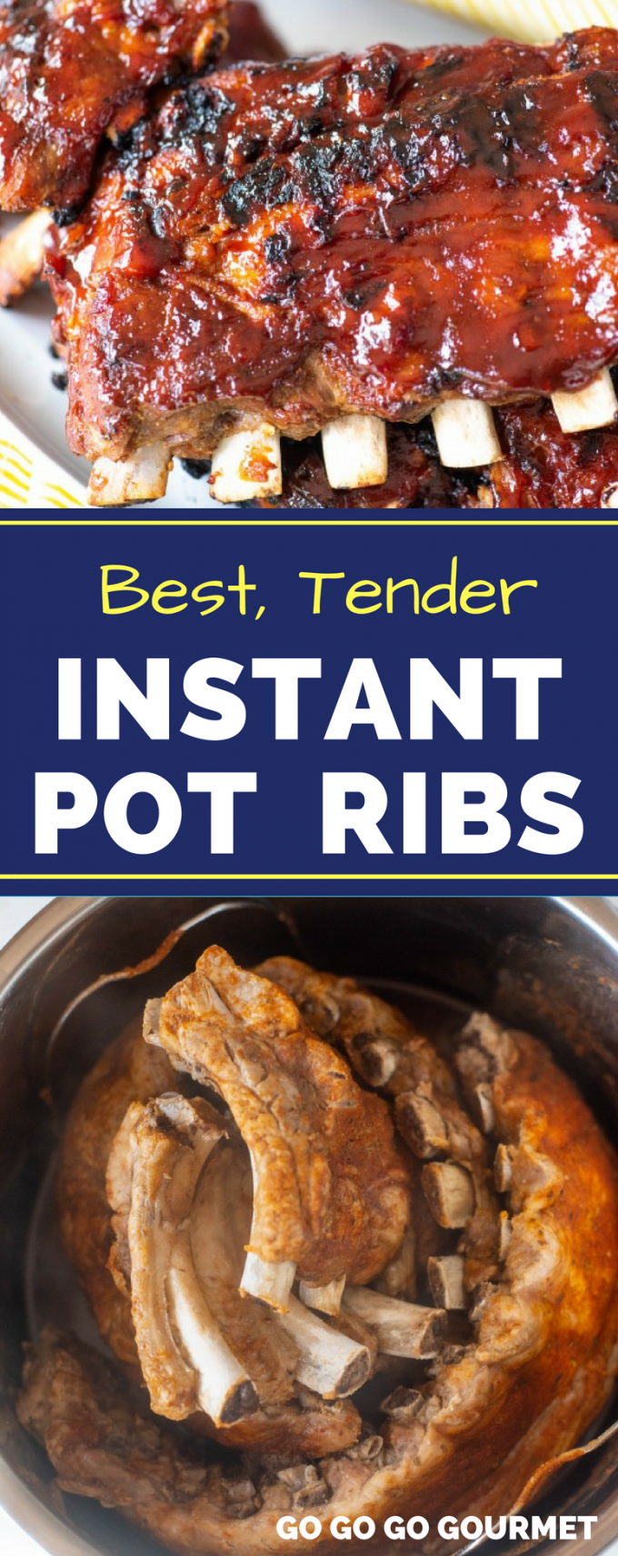 If you've never cooked meat in the Instant Pot, this is the best, easy Instant Pot Ribs recipe! Pork ribs are rubbed with a flavorful dry rub and then cooked to perfection. They are