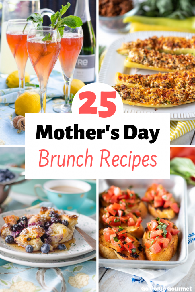 If you are trying to plan a brunch for Mother's Day, this list of the best easy Mother's Day brunch ideas is for you. From cocktails to casseroles, breakfast recipes to appetizers, you can find everything for your Mother's Day menu! #mothersdaybrunchideas #easybrunchrecipes #bestbrunchrecipes #gogogogourmet  via @gogogogourmet