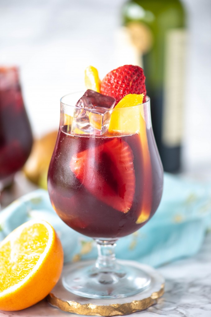 Favorite Red Wine Sangria Recipe - Cocktail