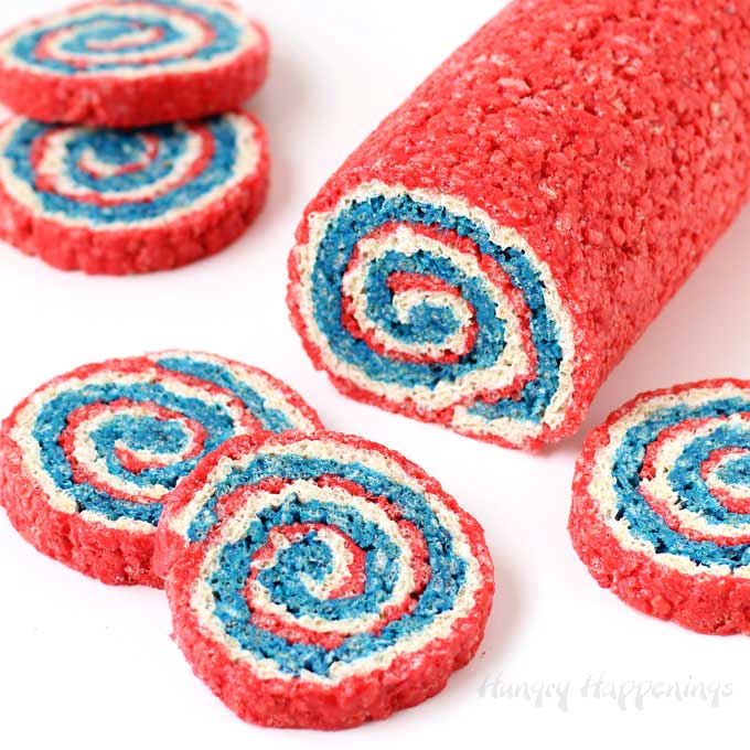 red white and blue pinwheel cookies