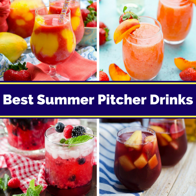 Refreshing Summer Pitcher Drinks and Cocktails for a Crowd