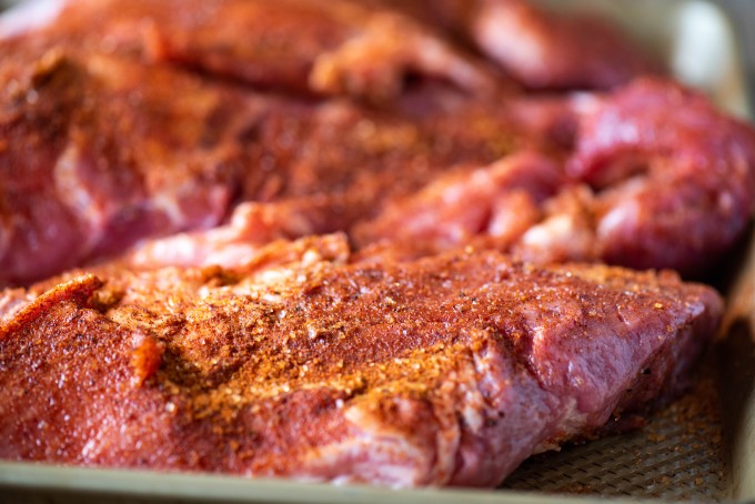 Pork Shoulder with BBQ Dry Rub