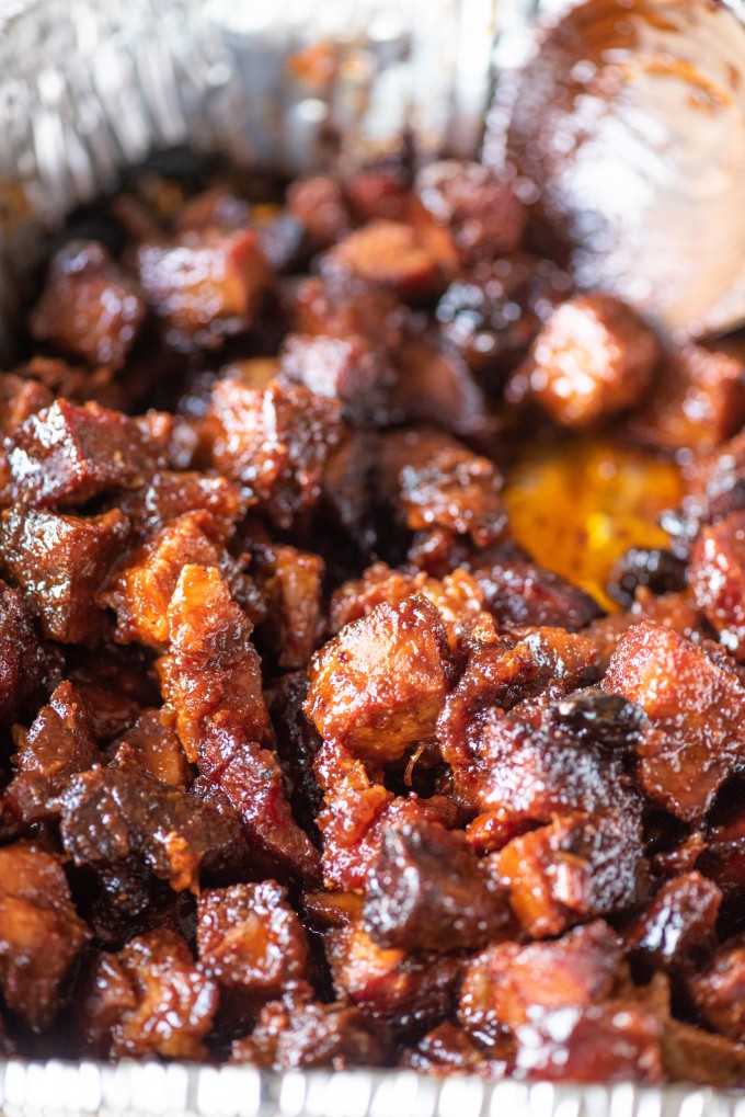 Smoked Pork Shoulder Burnt Ends