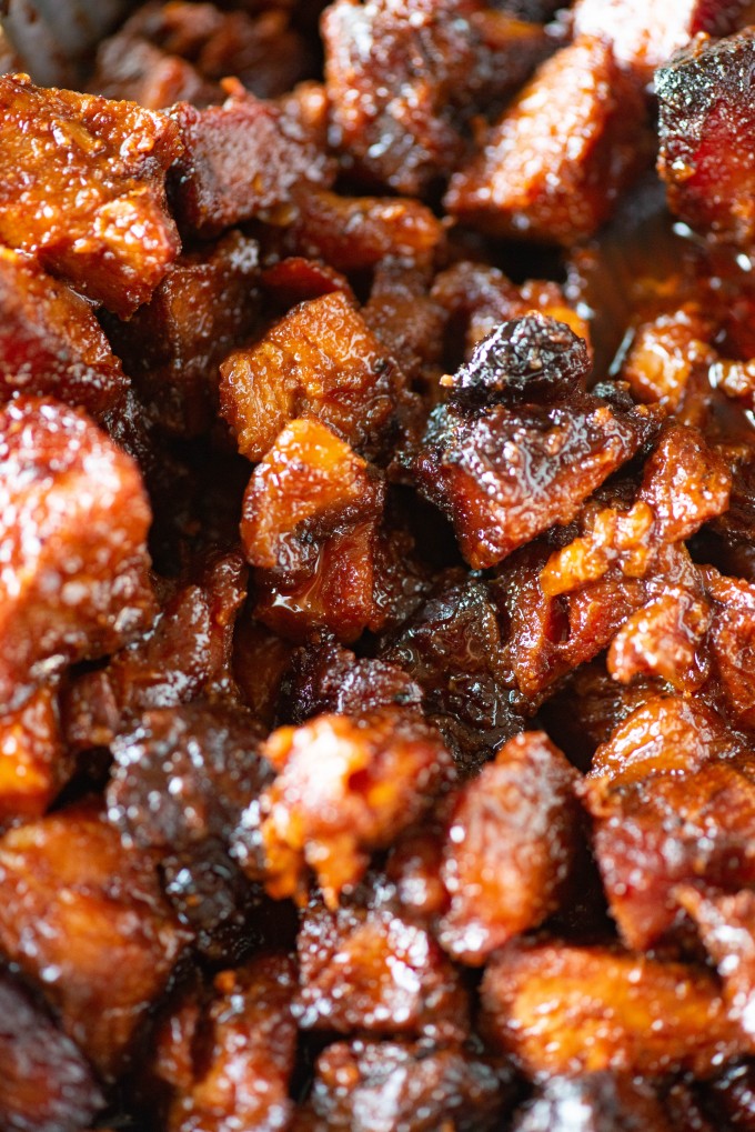 Tender Pork Shoulder Burnt Ends