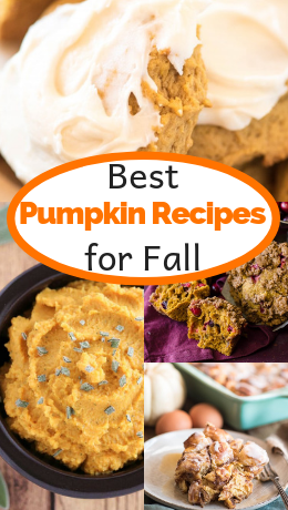 These are the BEST pumpkin recipes for fall. From dinner to dessert and everything in between, these easy recipes are full of fresh fall flavors - there are even some healthy recipes, too! Whether you're looking for something sweet like muffins, or savory like soup, this list covers it all! #gogogogourmet #bestpumpkinrecipes #easypumpkinrecipes #recipesforfall via @gogogogourmet