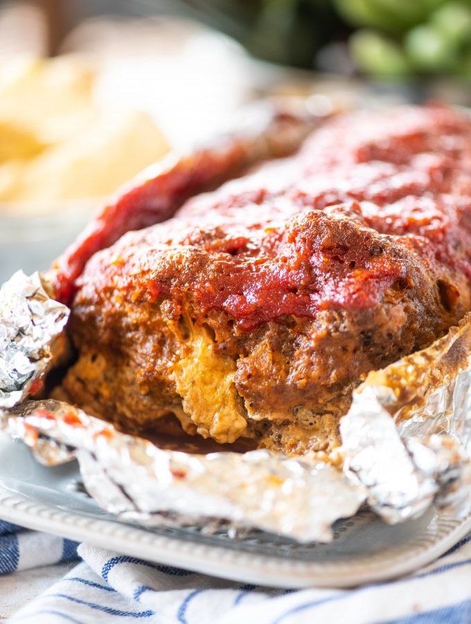Instant pot meatloaf wrapped in tin foil