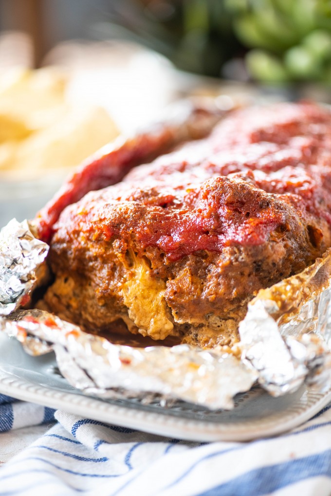 Instant pot meatloaf wrapped in tin foil