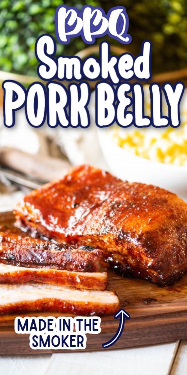 Using your Traeger smokers, this Smoked BBQ Pork Belly is the even better than burnt ends! You can cut it into slices or strips to put on tacos or even a sandwich! The options for meals are endless for one of the best pork recipes ever! #gogogogourmet #smokedbbqporkbelly #smokerrecipes #easybbqrecipes via @gogogogourmet