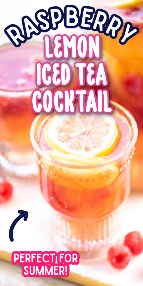 This homemade Raspberry Lemon Iced Tea Cocktail is sure to become one of your favorite summer drinks! Made with my favorite iced tea, @DrinkMilos, it's exactly what you've been searching for. You can use Milo’s sweet or unsweetened tea based off of personal preference! #ad#gogogogourmet #milosmoments #raspberrylemonicedteacocktail #summercocktails #summerdrinkideas #ad via @gogogogourmet