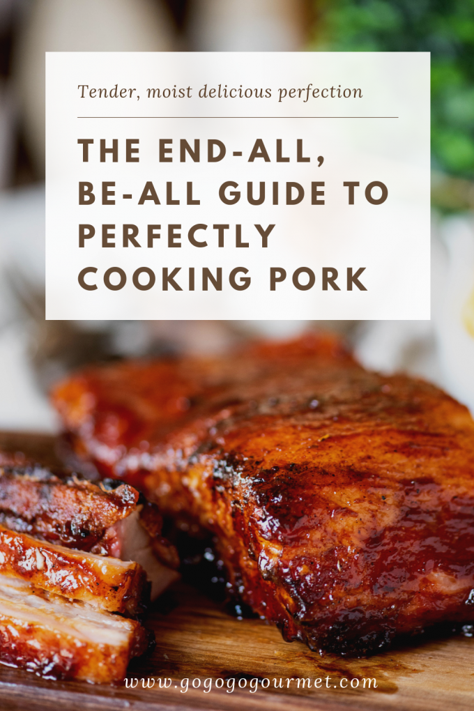 Whether you're looking to make pork chops, a tenderloin, pork loin, ribs, or even pork belly, this is the end-all, be-all Guide to Perfectly Cooking Pork! The recipes include pork made in the oven, on the stove, and even on the grill! Perfect for families. #gogogogourmet #howtocookpork #bestwaystocookpork #easyporkrecipes via @gogogogourmet