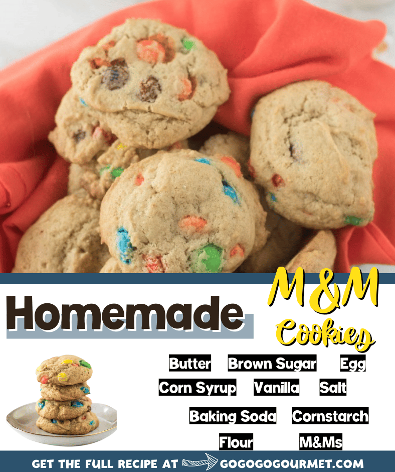 This is the best easy Soft and Chewy M&M Cookies recipe! It takes the classic chocolate chip cookie and adds your favorite chocolate candy morsels! They are melt-in-your-mouth delicious! #softandchewymandmcookies #softandchewycookies #easycookierecipes #gogogogourmet via @gogogogourmet